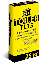 6442 TOILER TL 15 Высокопрочный клей 25кг(54шт)