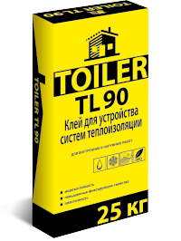 6447 TOILER TL 90 Клей для пенополистир/армир.сетк 25кг(54шт)