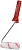 1410-100-27 Handmaler Мини валик в сборе RED полиакрил, 11мм, ручка 270мм/15х100мм 