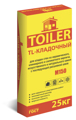 6454 TOILER TL КЛАДОЧНЫЙ БЕЛЫЙ 25кг(54шт)