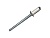 Заклёпка RAL 7004 Al-St 3,2*8 серый